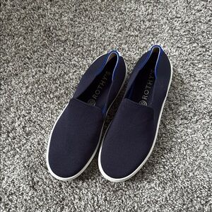 Rothy's Blue Slip-On Shoes The Original Slip On Sneaker 7.5 W 38